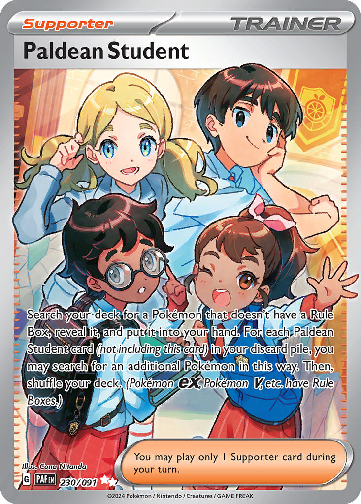 Pokemon TCG Paldean Student 230/091 - Paldean Fates