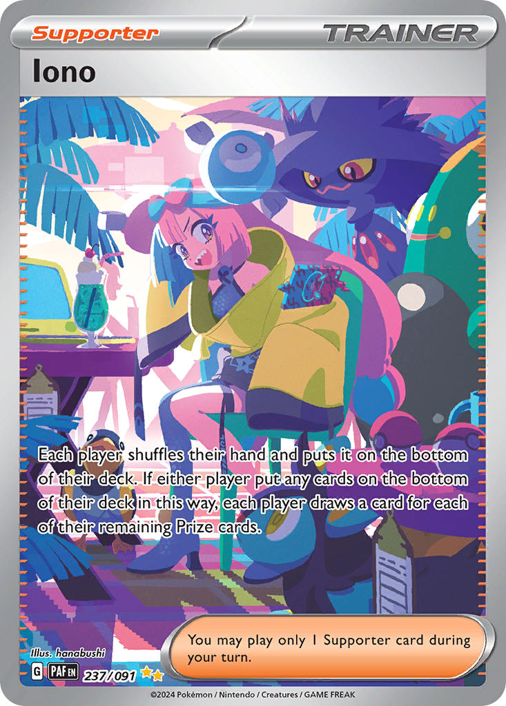 Pokemon TCG Iono 237/091 - Paldean Fates