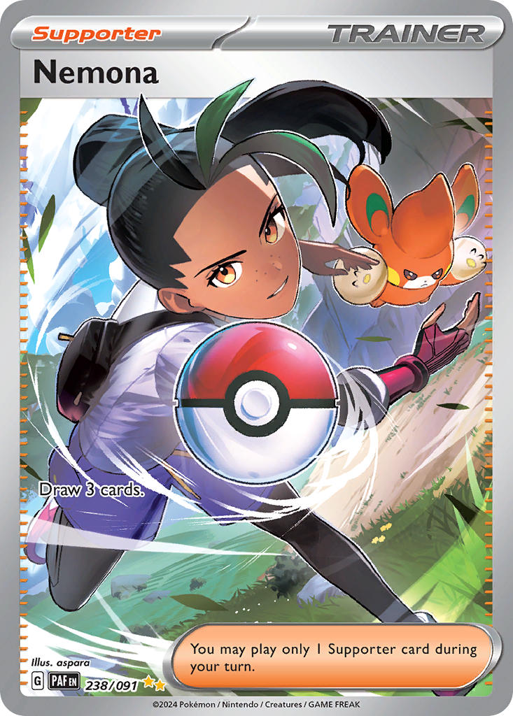 Pokemon TCG Nemona 238/091 - Paldean Fates