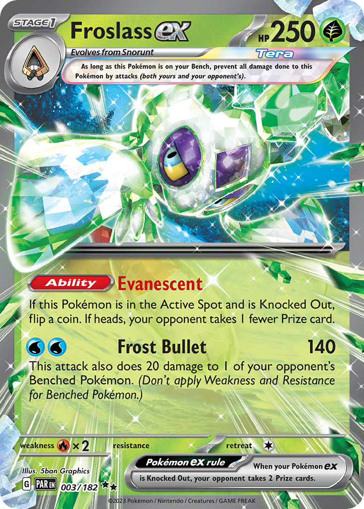 Froslass ex 003/182 Paradox Rift Pokémon card | Pokebundles Ireland
