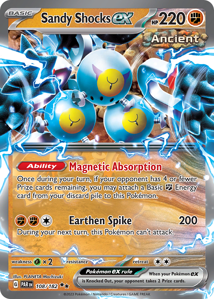Sandy Shocks ex 108/182 Paradox Rift Pokémon card | Pokebundles Ireland