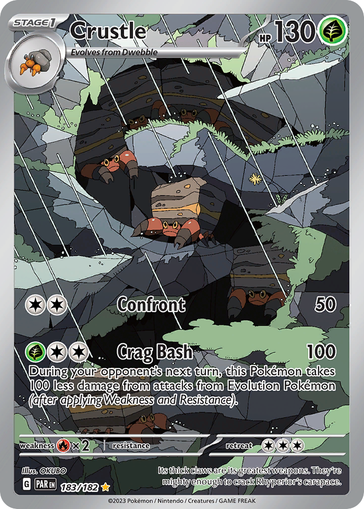 Crustle 183/182 Paradox Rift Pokémon card | Pokebundles Ireland