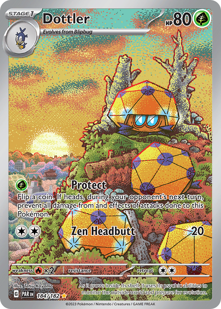 Dottler 184/182 Paradox Rift Pokémon card | Pokebundles Ireland