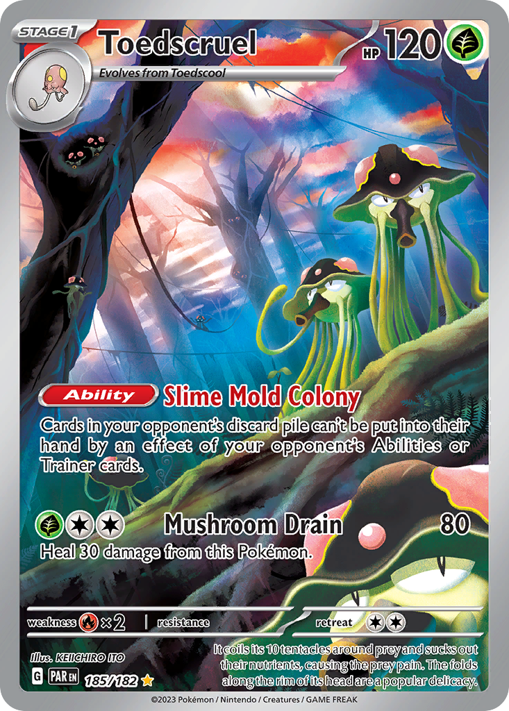 Toedscruel 185/182 Paradox Rift Pokémon card | Pokebundles Ireland