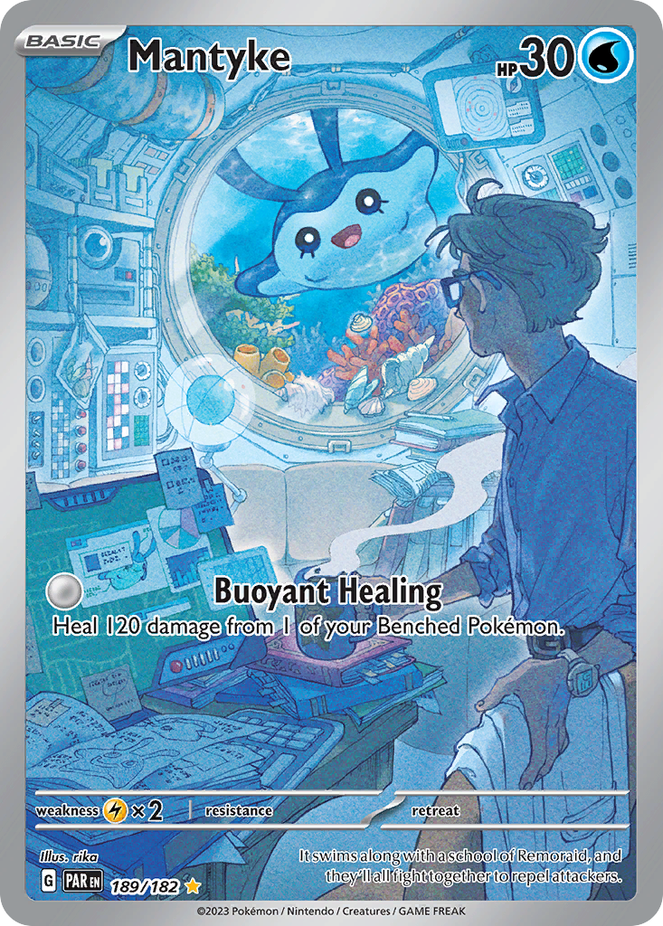Mantyke 189/182 Paradox Rift Pokémon card | Pokebundles Ireland