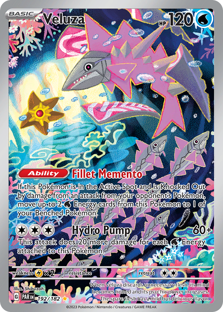 Veluza 192/182 Paradox Rift Pokémon card | Pokebundles Ireland