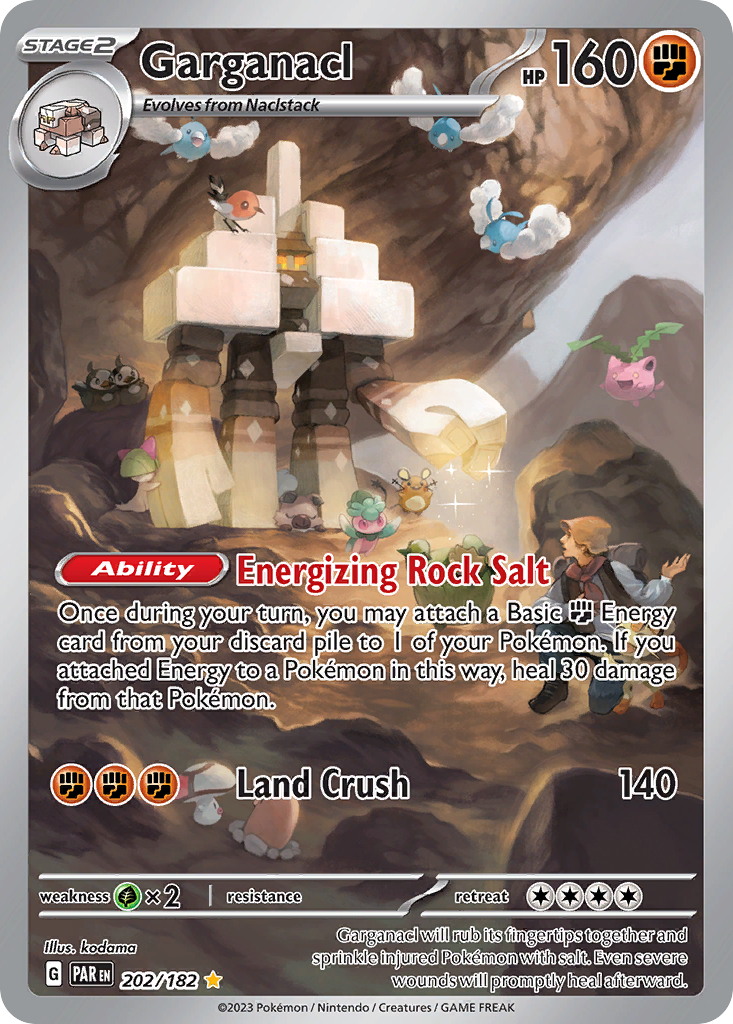 Garganacl 202/182 Paradox Rift Pokémon card | Pokebundles Ireland