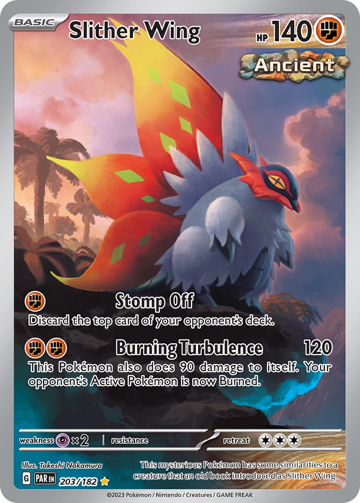 Slither Wing 203/182 Paradox Rift Pokémon card | Pokebundles Ireland