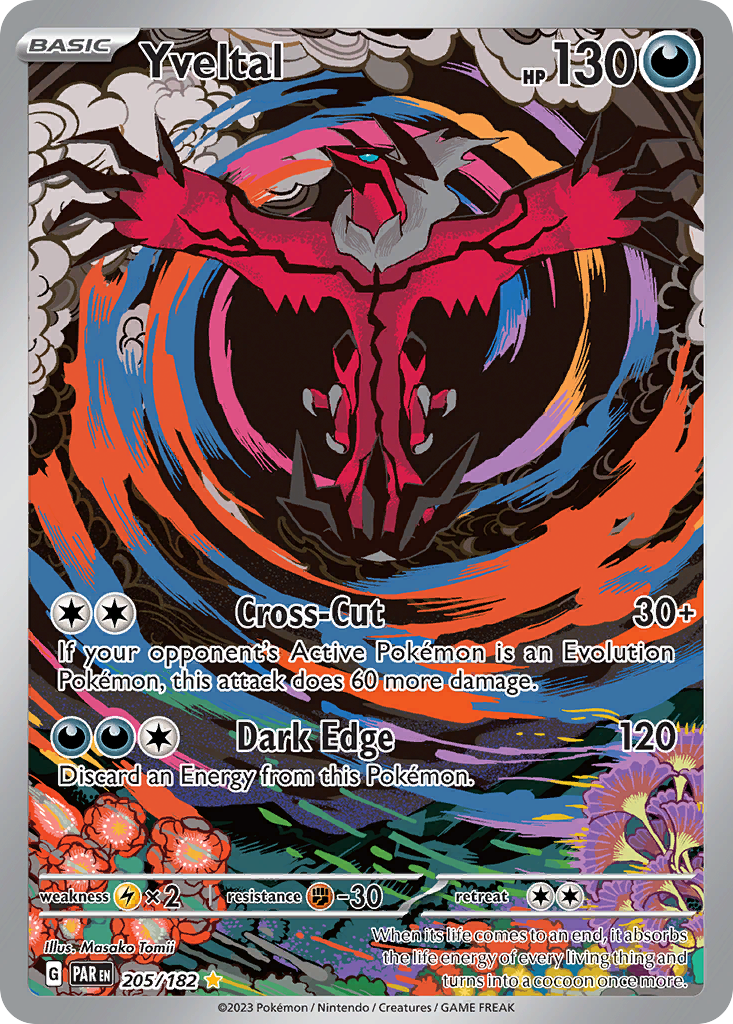 Yveltal 205/182 Paradox Rift Pokémon card | Pokebundles Ireland