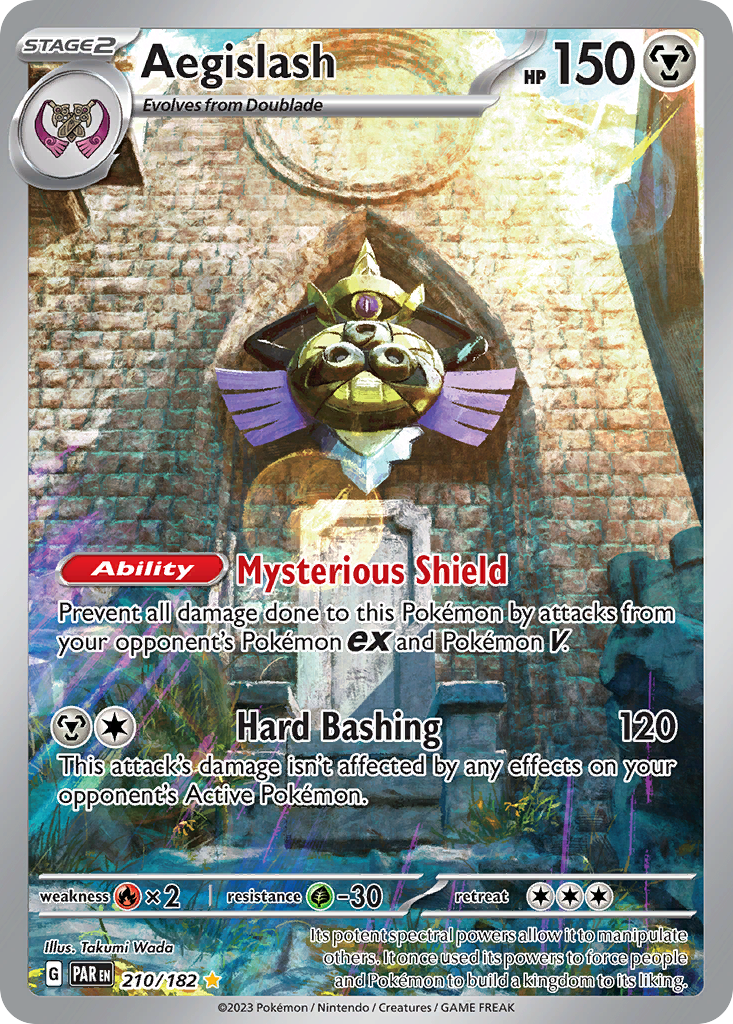 Aegislash 210/182 Paradox Rift Pokémon card | Pokebundles Ireland