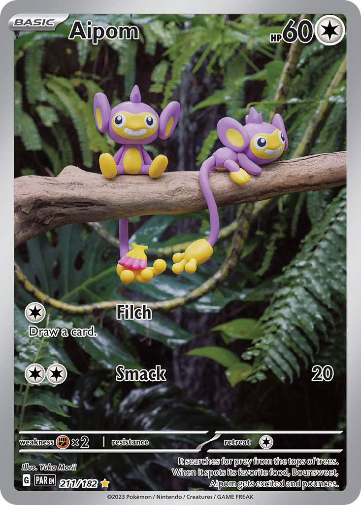 Aipom 211/182 Paradox Rift Pokémon card | Pokebundles Ireland