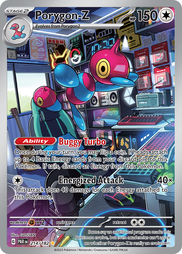 Porygon-Z 214/182 Paradox Rift Pokémon card | Pokebundles Ireland