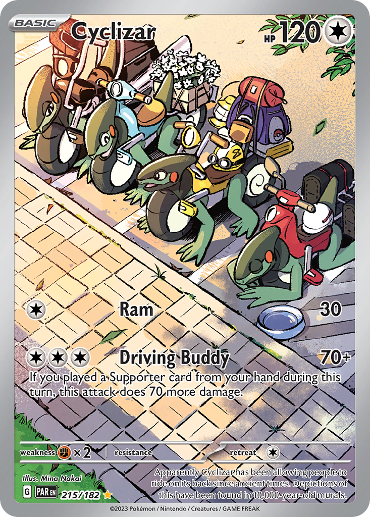 Cyclizar 215/182 Paradox Rift Pokémon card | Pokebundles Ireland