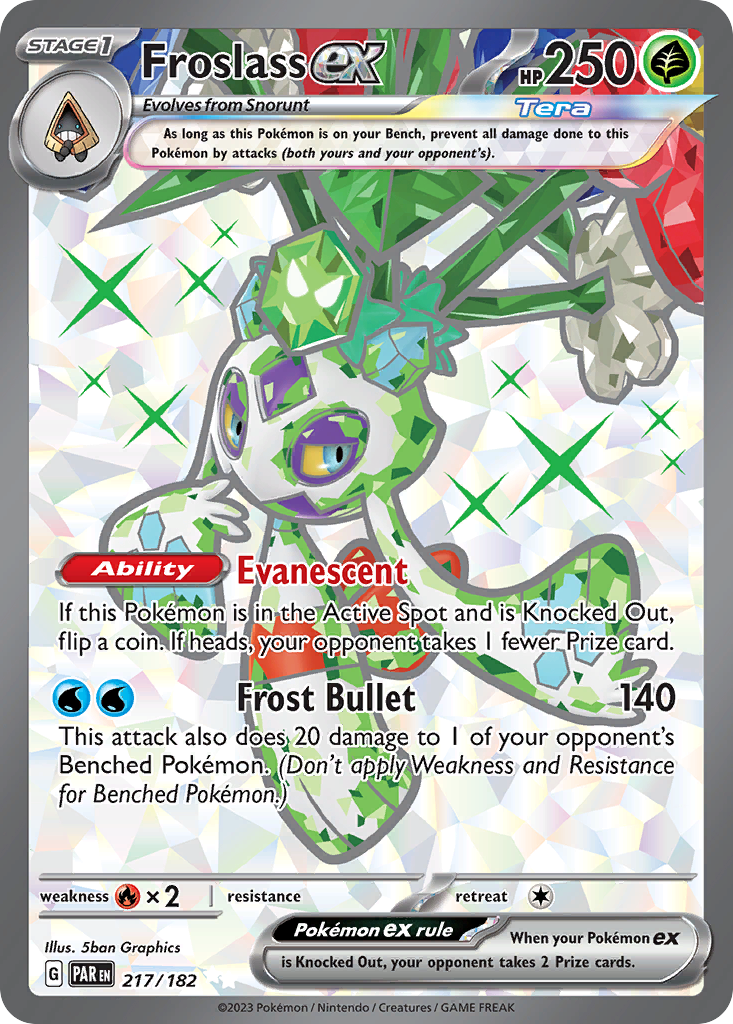 Froslass ex 217/182 Paradox Rift Pokémon card | Pokebundles Ireland