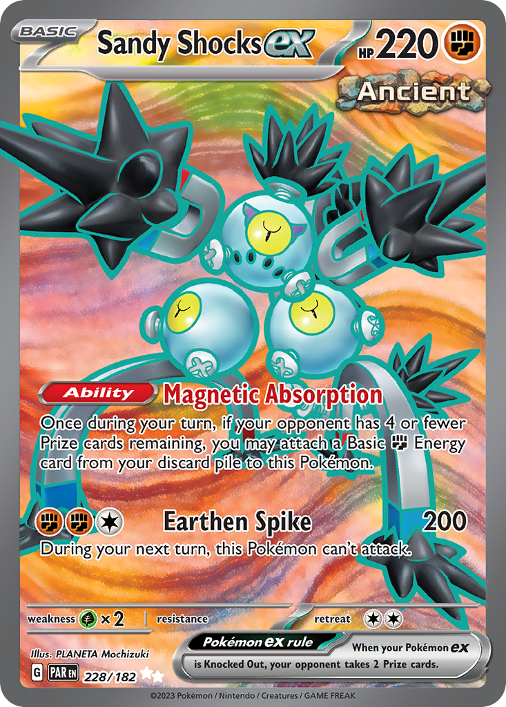 Sandy Shocks ex 228/182 Paradox Rift Pokémon card | Pokebundles Ireland