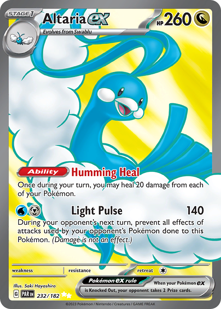 Altaria ex 232/182 Paradox Rift Pokémon card | Pokebundles Ireland