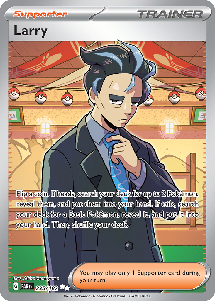 Larry 235/182 Paradox Rift Pokémon card | Pokebundles Ireland