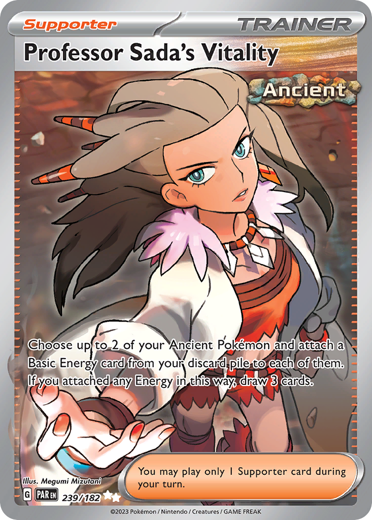 Professor Sada’s Vitality 239/182 Paradox Rift Pokémon card | Pokebundles Ireland