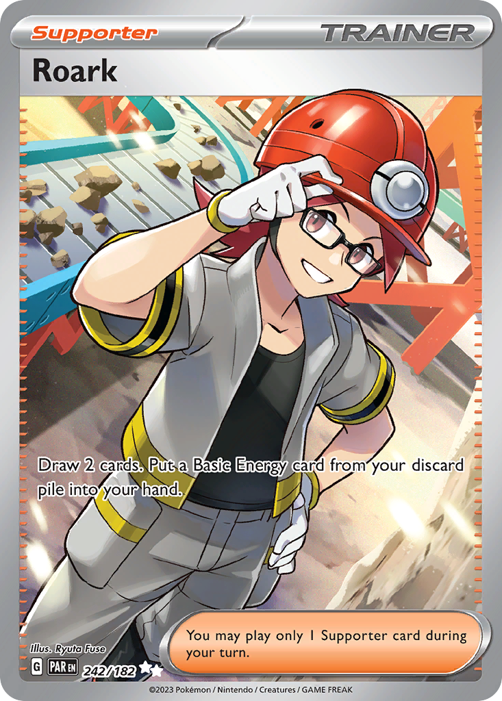 Roark 242/182 Paradox Rift Pokémon card | Pokebundles Ireland