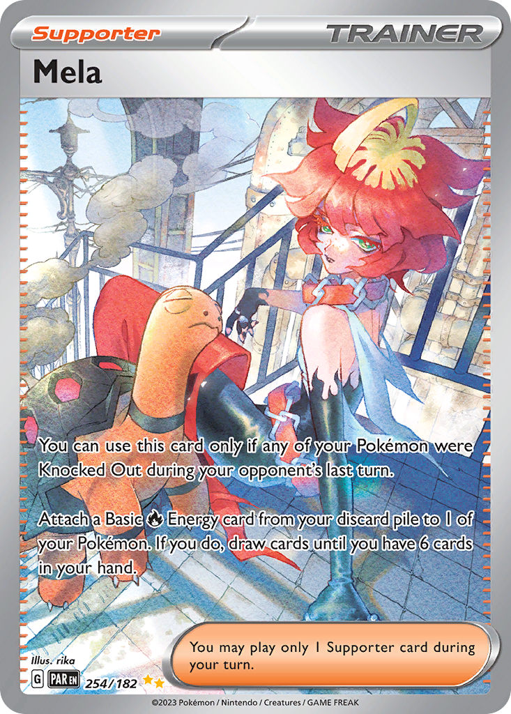 Mela 254/182 Paradox Rift Pokémon card | Pokebundles Ireland