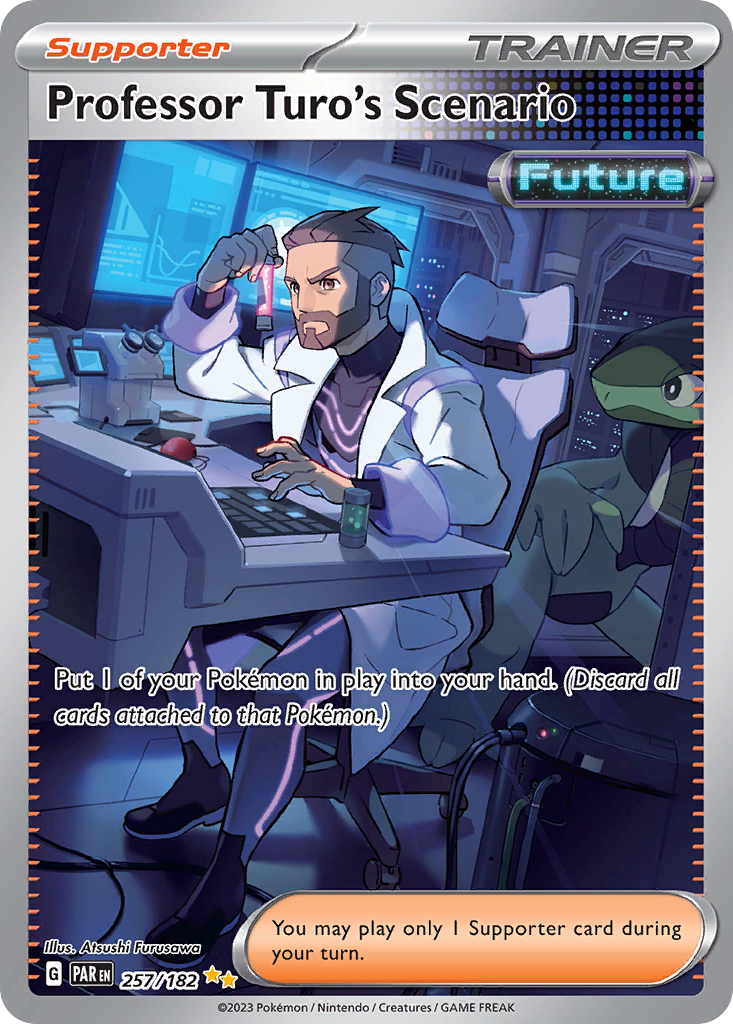Professor Turo’s Scenario 257/182 Paradox Rift Pokémon card | Pokebundles Ireland