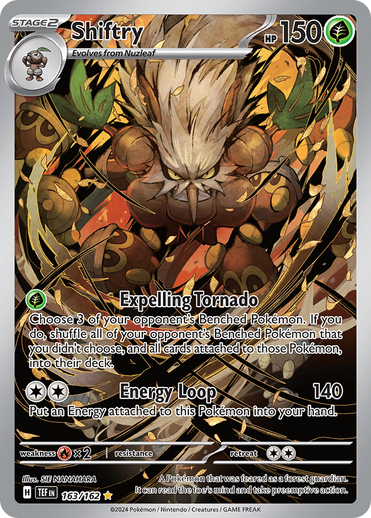 Shiftry 163/162 Temporal Forces Pokémon card | Pokebundles Ireland