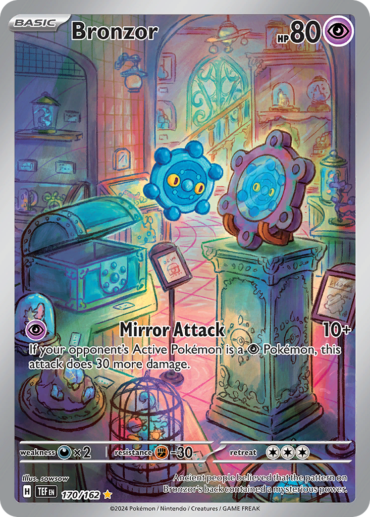 Bronzor 170/162 Temporal Forces Pokémon card | Pokebundles Ireland