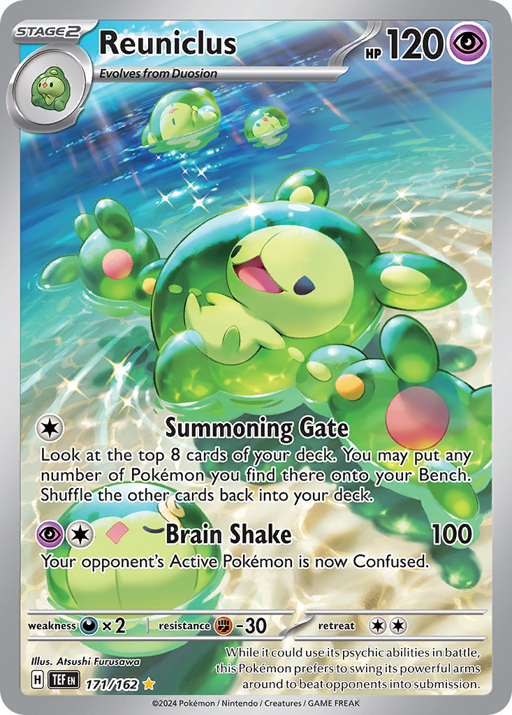 Reuniclus 171/162 Temporal Forces Pokémon card | Pokebundles Ireland