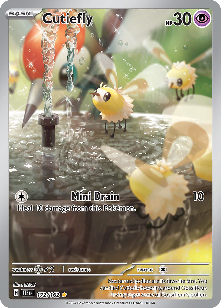 Cutiefly 172/162 Temporal Forces Pokémon card | Pokebundles Ireland