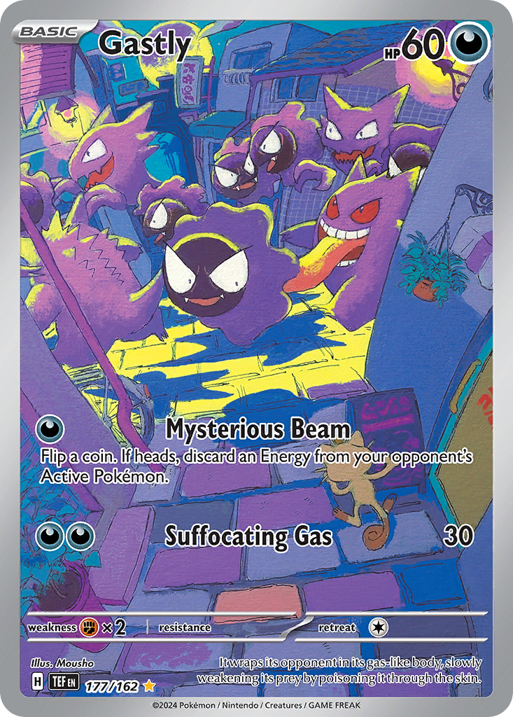Gastly 177/162 Temporal Forces Pokémon card | Pokebundles Ireland