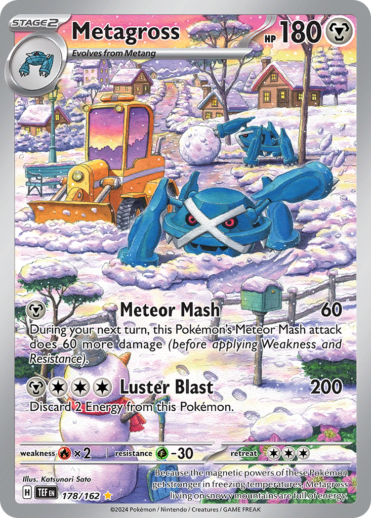 Metagross 178/162 Temporal Forces Pokémon card | Pokebundles Ireland