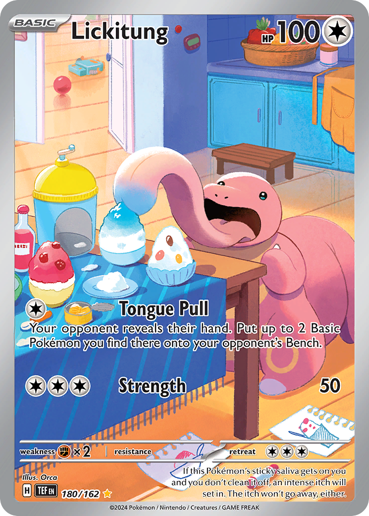 Lickitung 180/162 Temporal Forces Pokémon card | Pokebundles Ireland