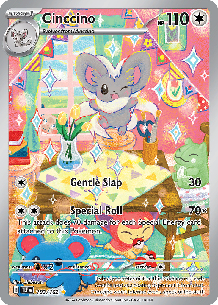 Cinccino 183/162 Temporal Forces Pokémon card | Pokebundles Ireland