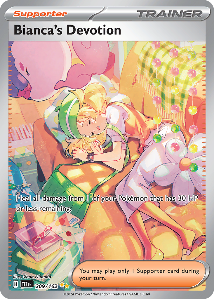 Bianca's Devotion 209/162 Temporal Forces Pokémon card | Pokebundles Ireland