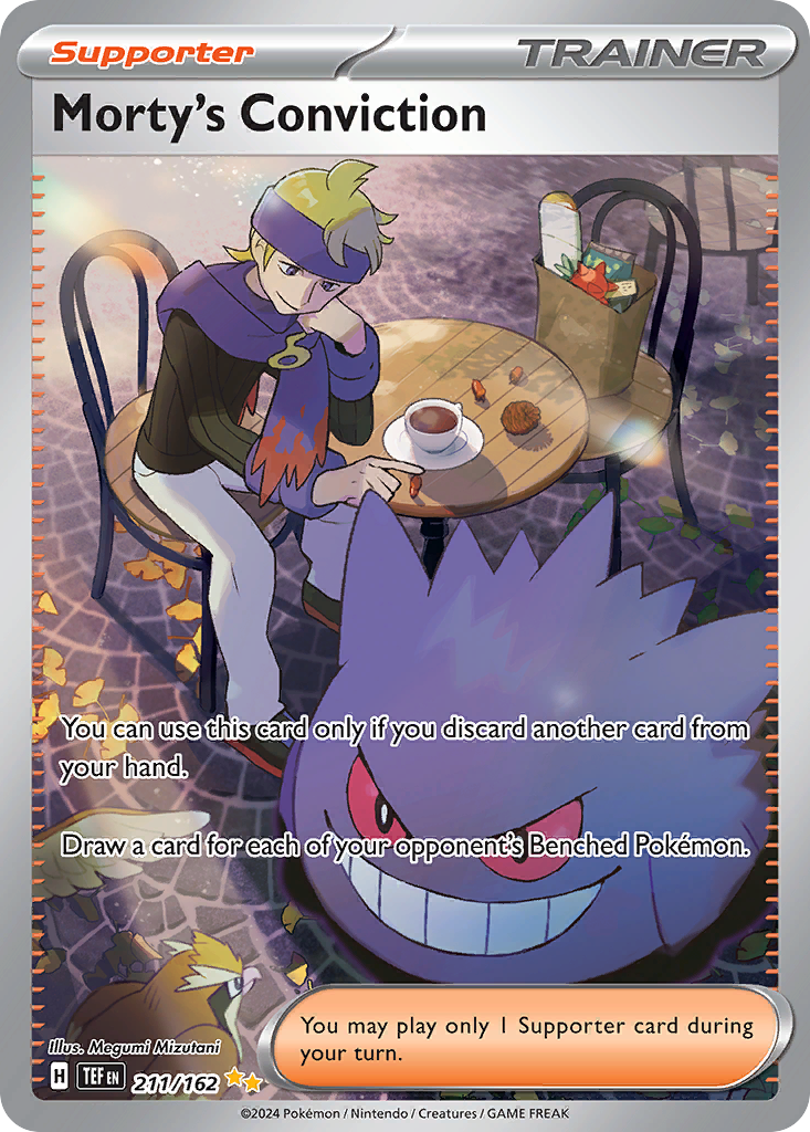 Morty's Conviction 211/162 Temporal Forces Pokémon card | Pokebundles Ireland