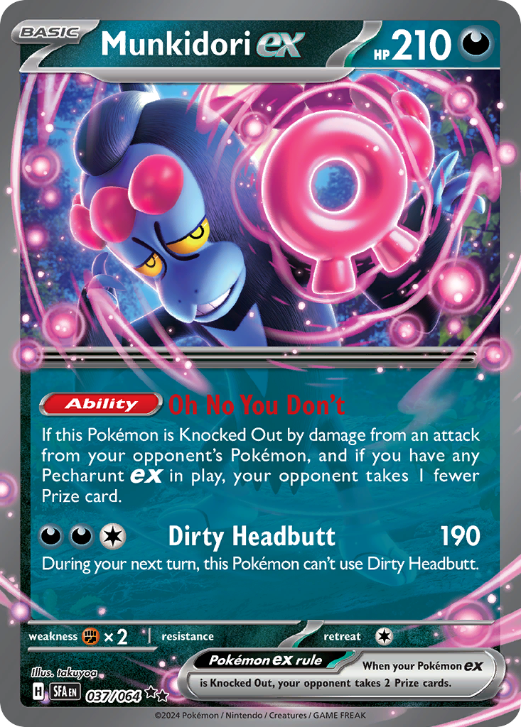 Munkidori ex 037/064 Shrouded Fable Pokémon card | Pokebundles Ireland