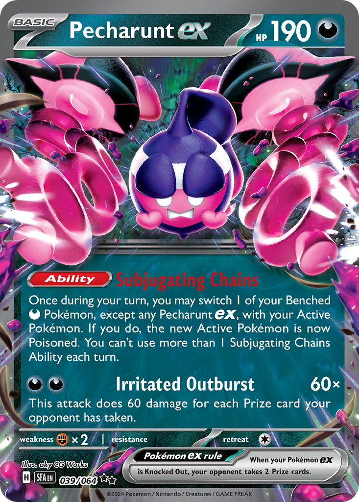Pecharunt ex 039/064 Shrouded Fable Pokémon card | Pokebundles Ireland