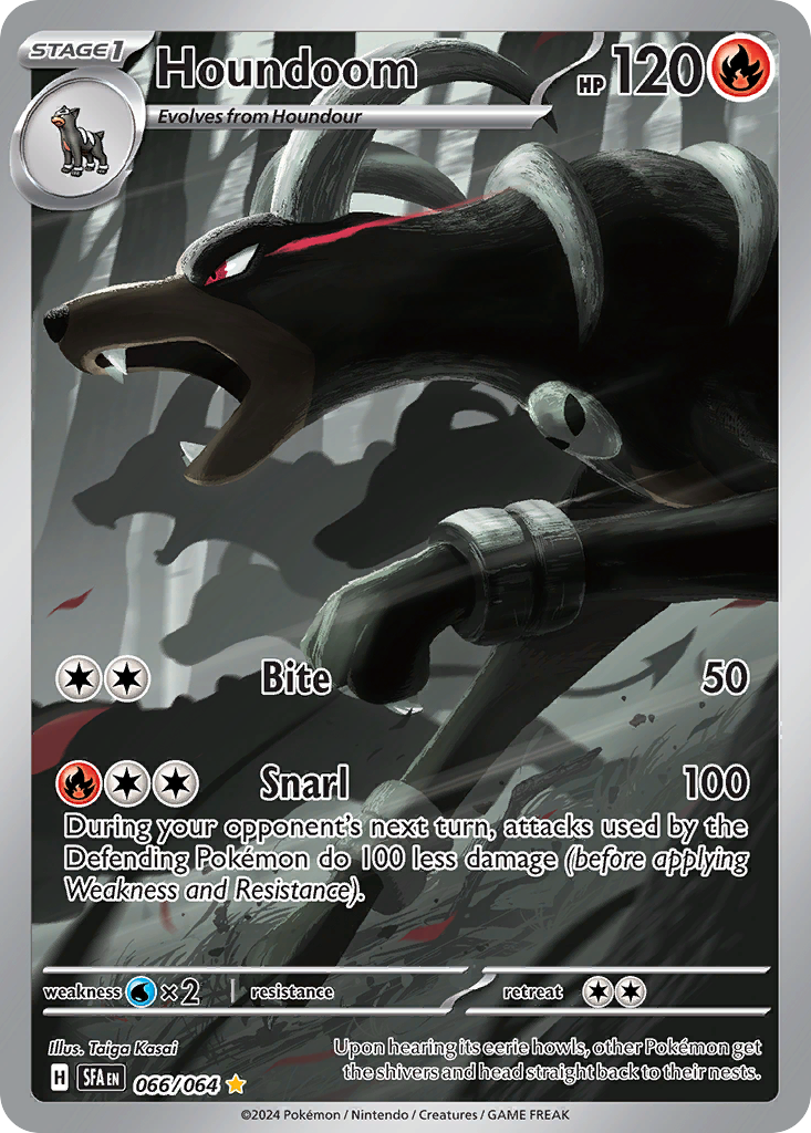 Houndoom 066/064 Shrouded Fable Pokémon card | Pokebundles Ireland