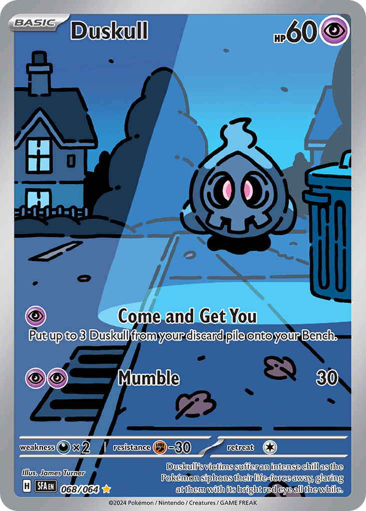 Duskull 068/064 Shrouded Fable Pokémon card | Pokebundles Ireland
