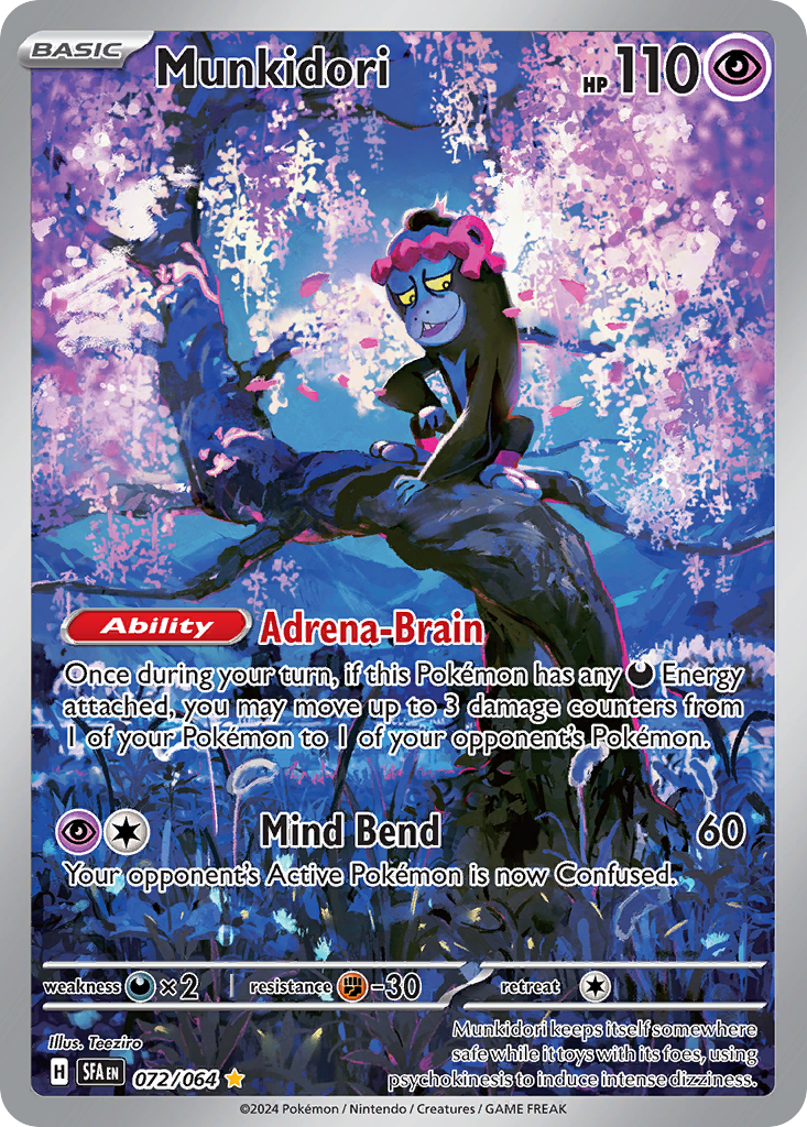 Munkidori 072/064 Shrouded Fable Pokémon card | Pokebundles Ireland
