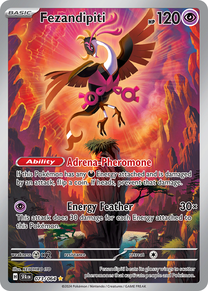 Fezandipiti 073/064 Shrouded Fable Pokémon card | Pokebundles Ireland