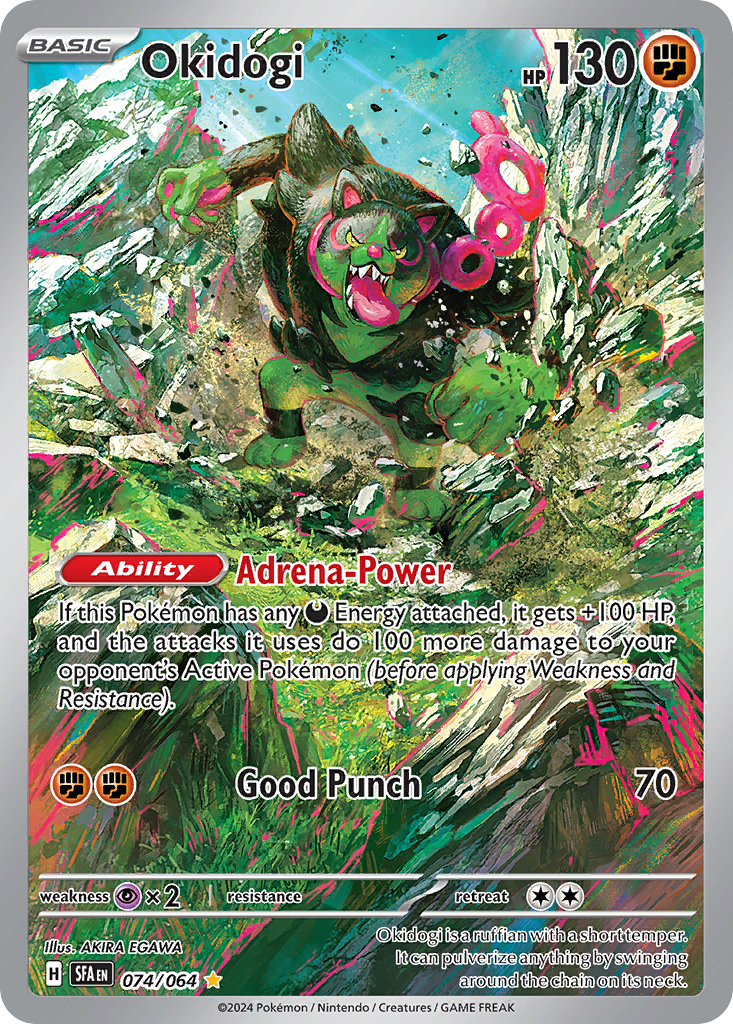 Okidogi 074/064 Shrouded Fable Pokémon card | Pokebundles Ireland