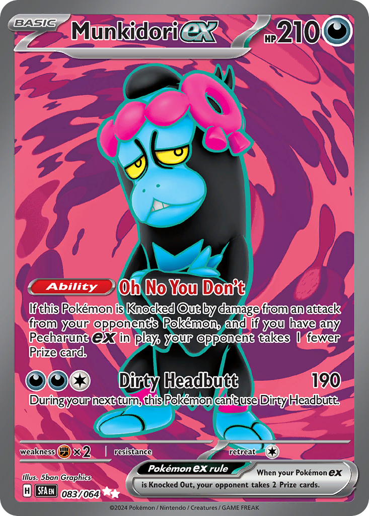 Munkidori ex 083/064 Shrouded Fable Pokémon card | Pokebundles Ireland