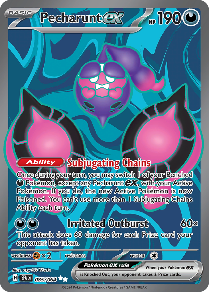 Pecharunt ex 085/064 Shrouded Fable Pokémon card | Pokebundles Ireland