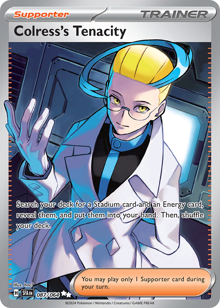 Colress’s Tenacity 087/064 Shrouded Fable Pokémon card | Pokebundles Ireland
