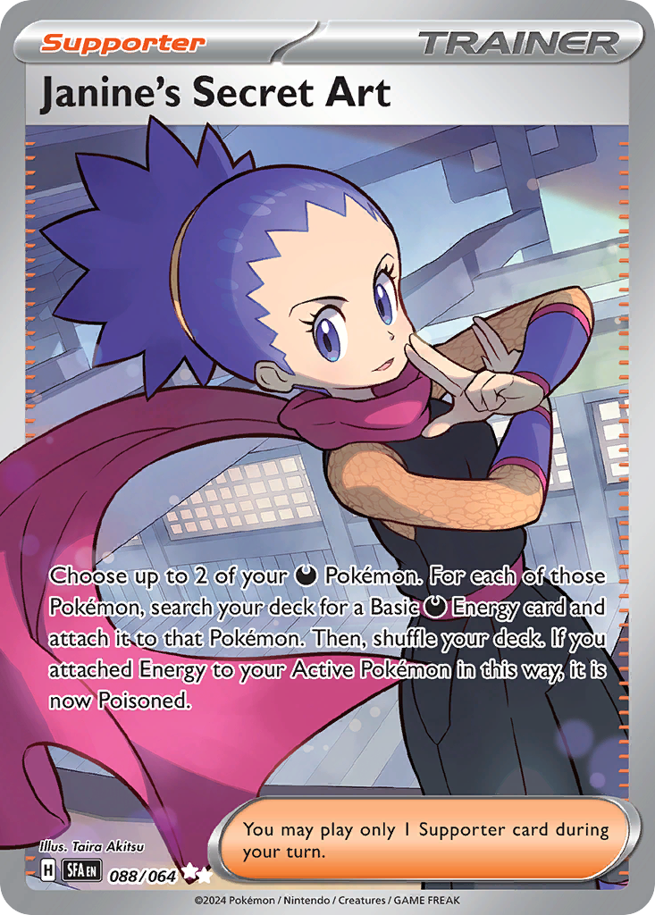 Janine’s Secret Art 088/064 Shrouded Fable Pokémon card | Pokebundles Ireland