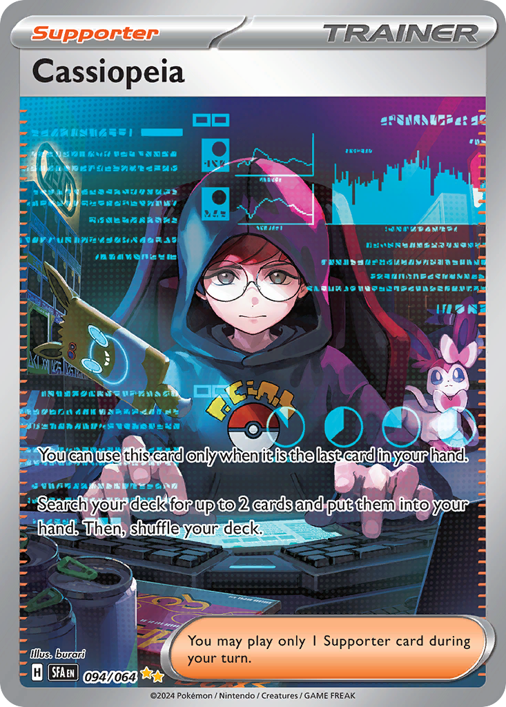 Cassiopeia 094/064 Shrouded Fable Pokémon card | Pokebundles Ireland