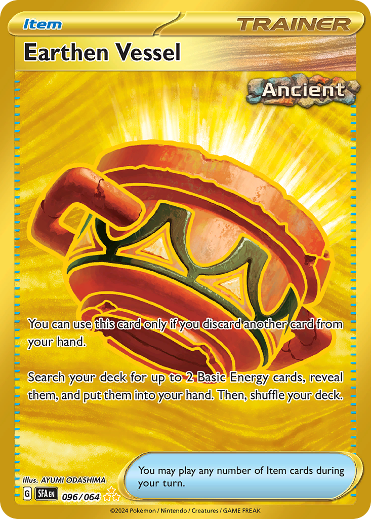 Earthen Vessel 096/064 Shrouded Fable Pokémon card | Pokebundles Ireland