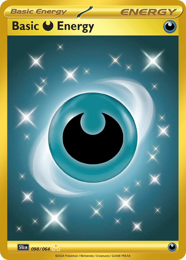 Basic Darkness Energy 098/064 Shrouded Fable Pokémon card | Pokebundles Ireland