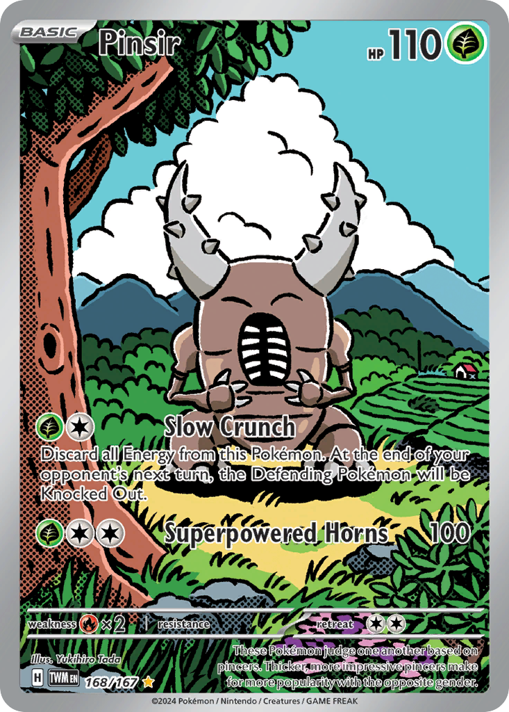 Pinsir 168/167 Twilight Masquerade Pokémon card | Pokebundles Ireland